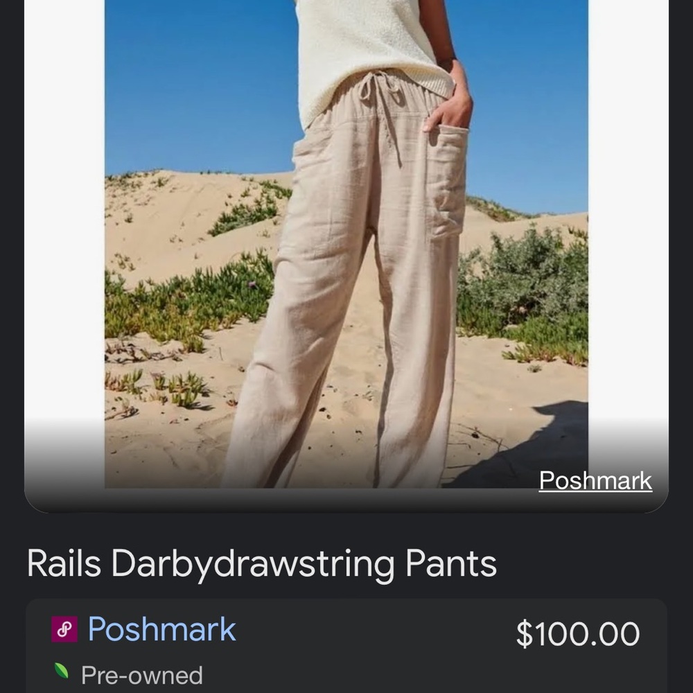 Rails Linen Pants - image 4